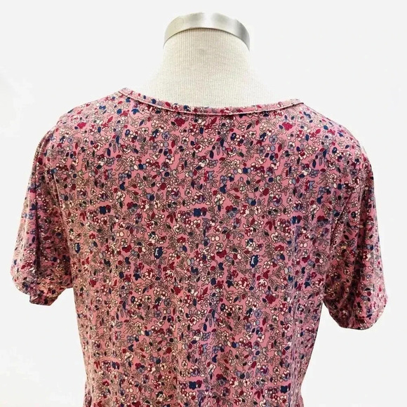 Floral Pink Button-Front Dress - Picture 10 of 10